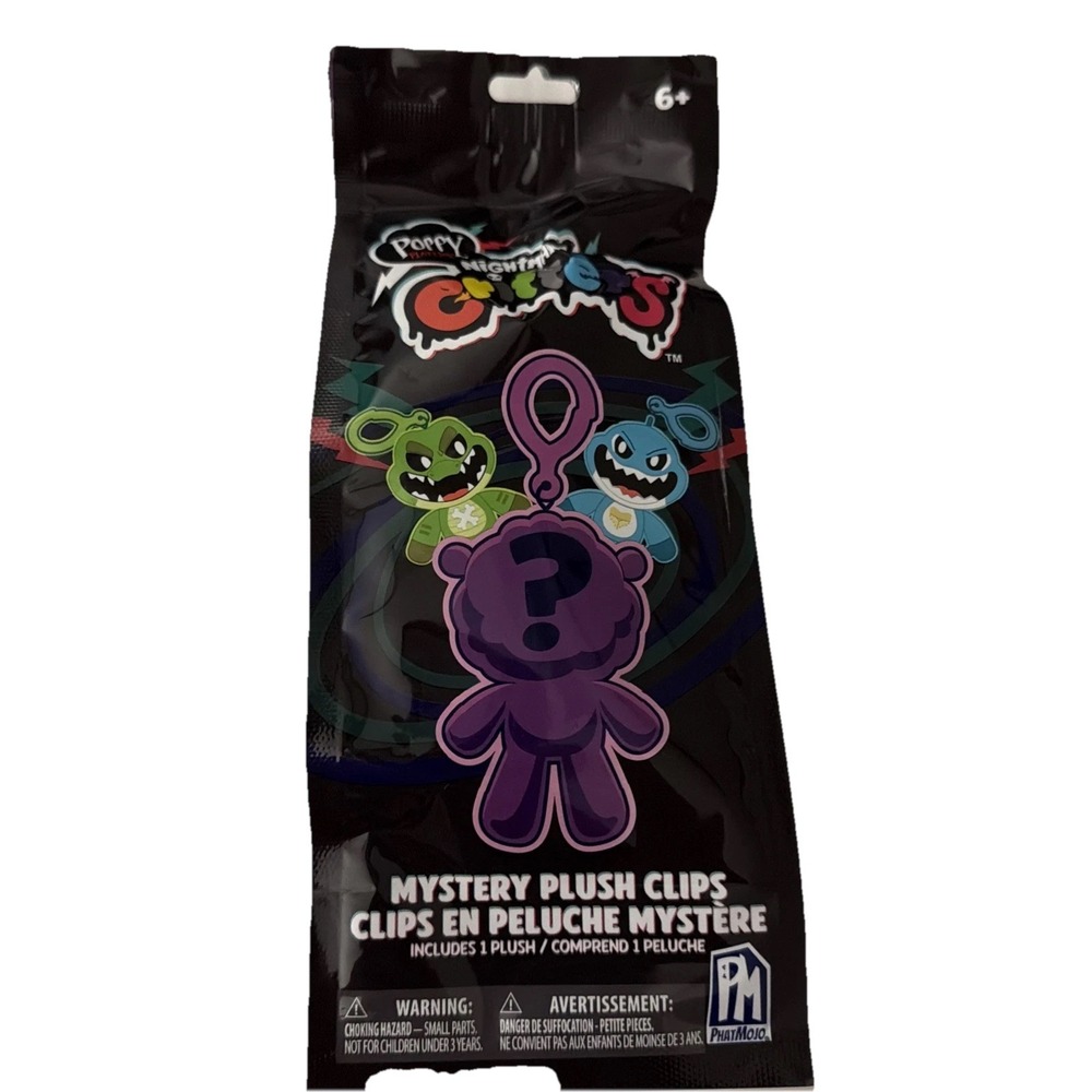 Poppy Playtime Nightmare Critters 6 inches Mystery Bag Clip Plush 2026 Sealed